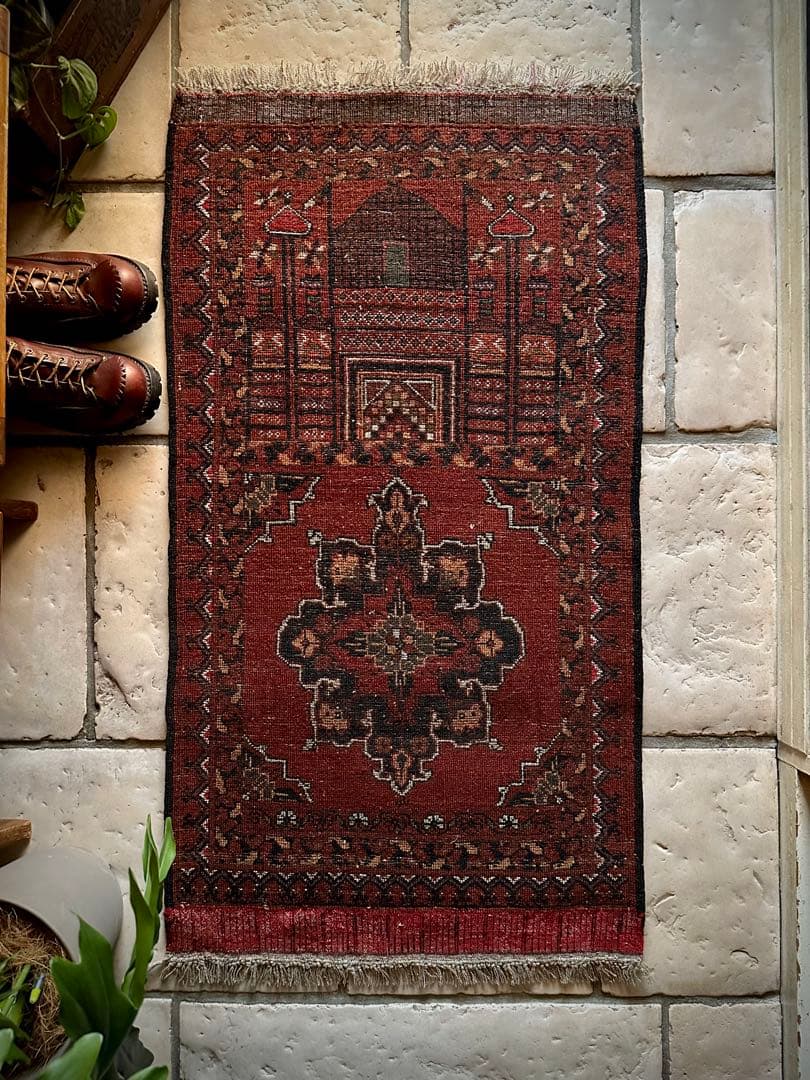 トライバルラグ　ヴィンテージラグ　アフガンラグ　トルクメン　プリミティブアート