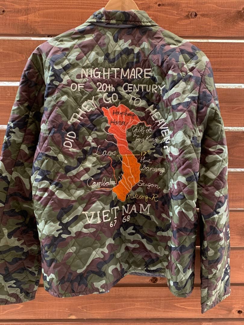 ドライボーンズ！リバーシブルベトジャン 刺繍