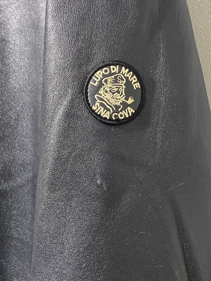 sina cova フーディレザージャケット