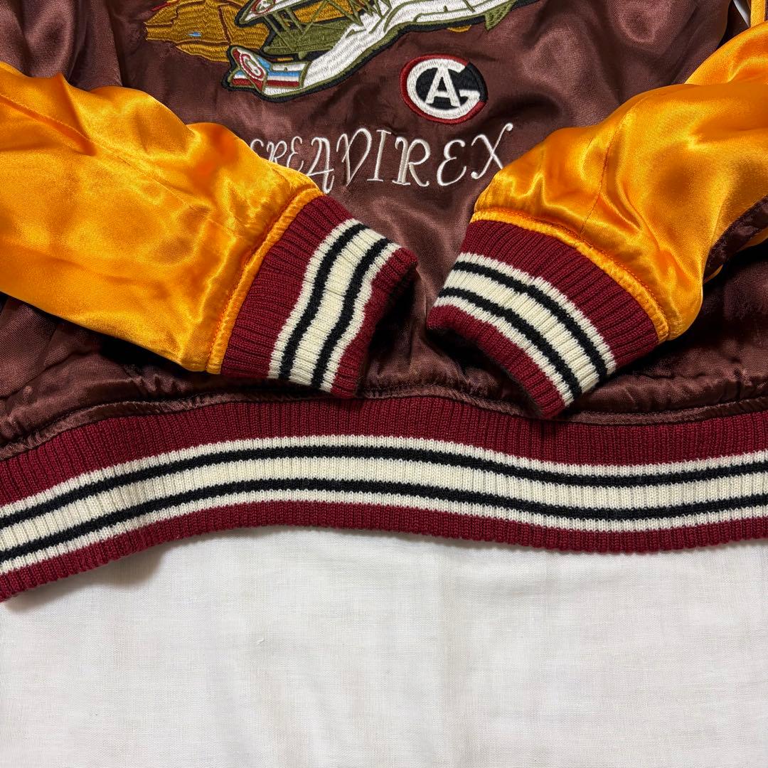 【AVIREX】アヴィレックス　スカジャン　両面　サイズ:L スーベニア