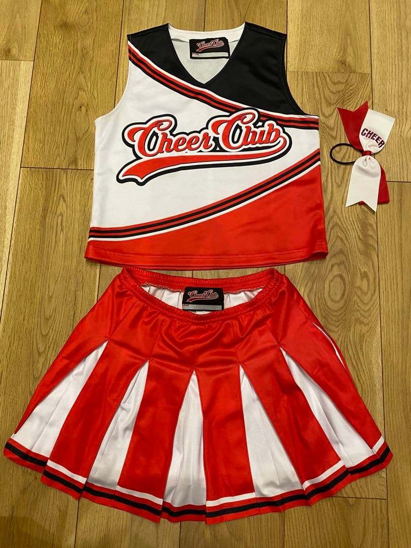 チアクラブ ユニフォーム Mサイズ リボン
