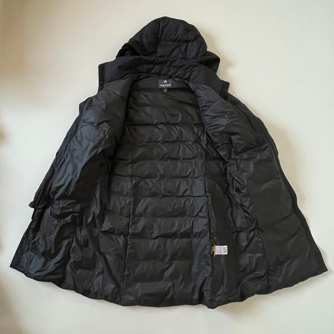 美品✨モンベル トラベルダウンロングコート 2WAY ブラック