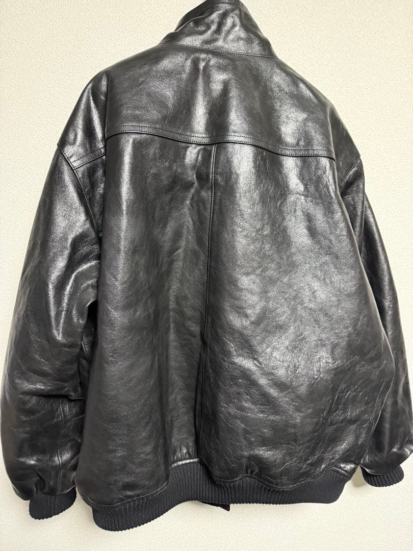 o*2様 AURALEE 25AW LAMB LEATHER ZIP BLOUS