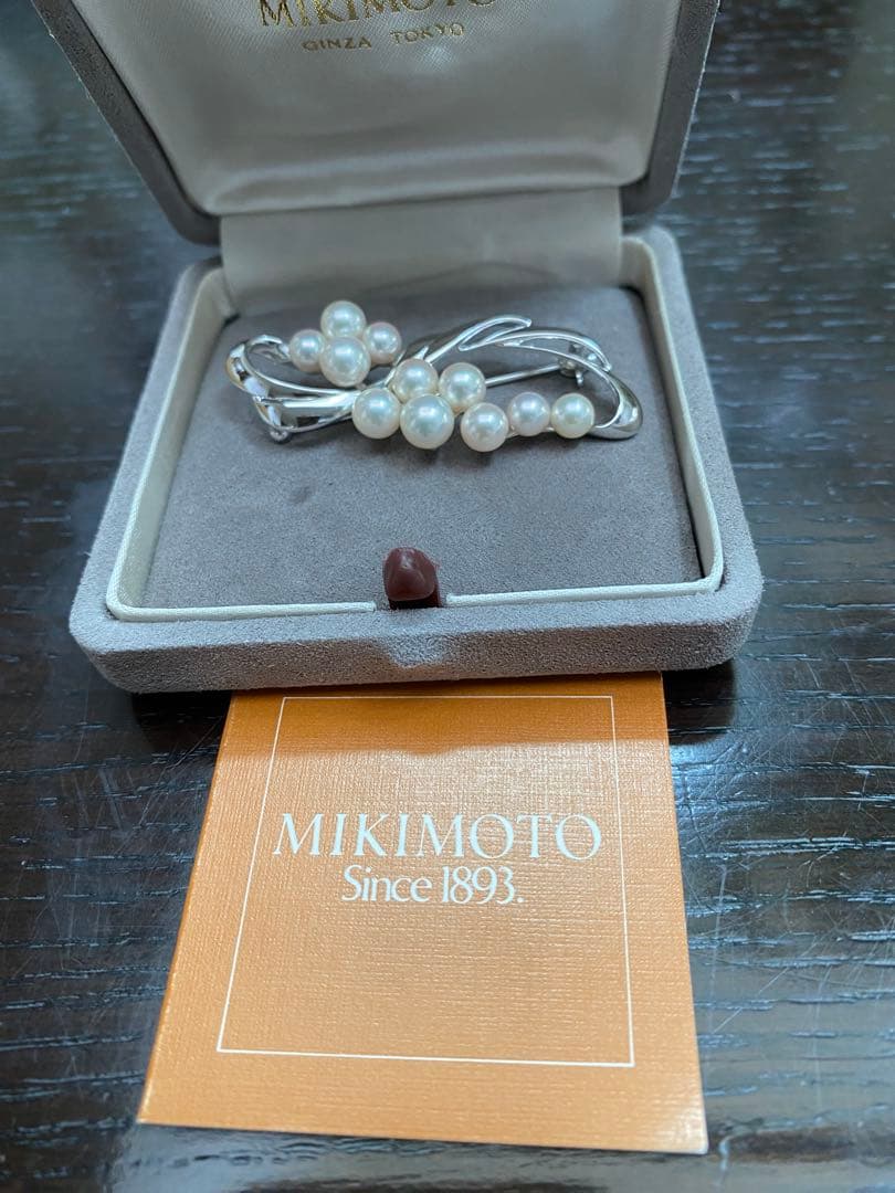 MIKIMOTO 真珠ブローチ