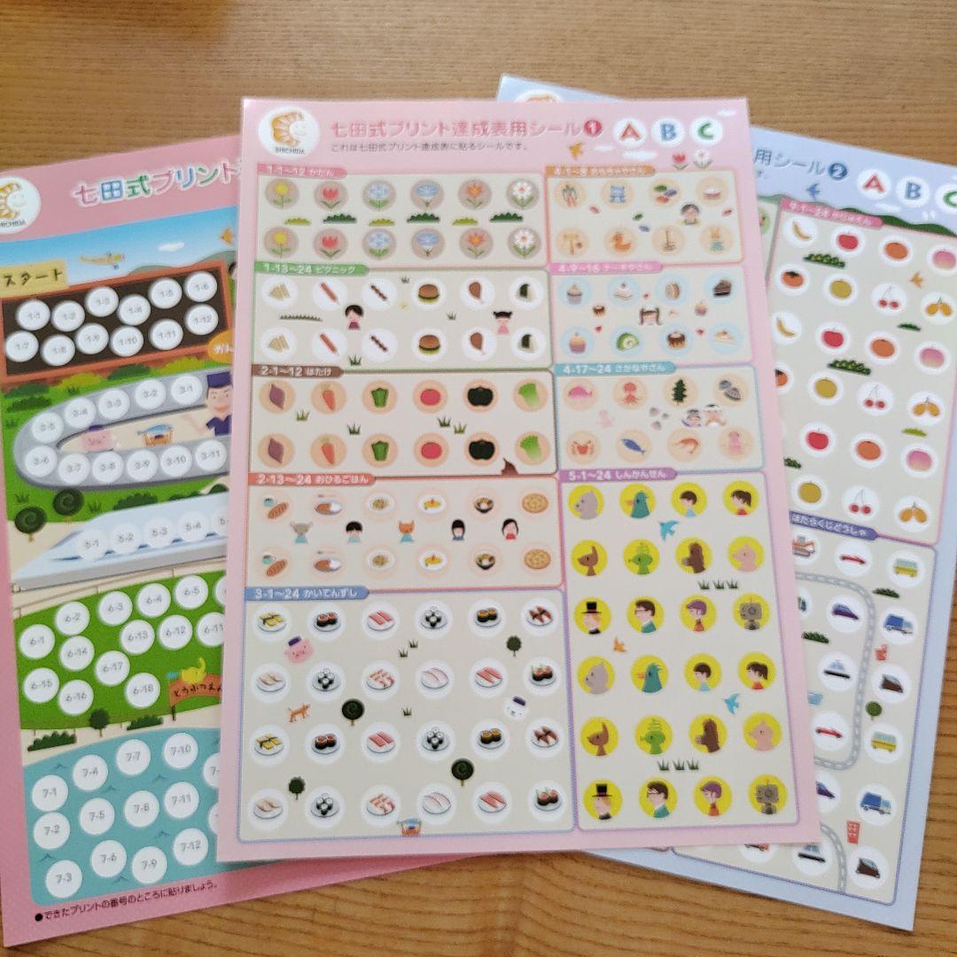 七田式　プリントＣ　ちえ ・もじ・かず