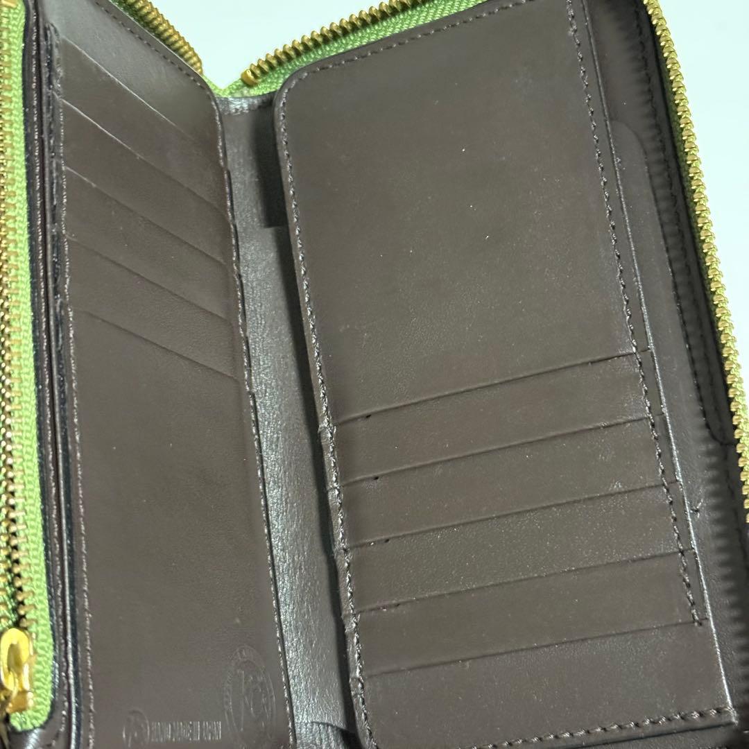 ⭐️極美品⭐️ケーシーズ　オーガナイザー　長財布　ラウンドジップ　カービング