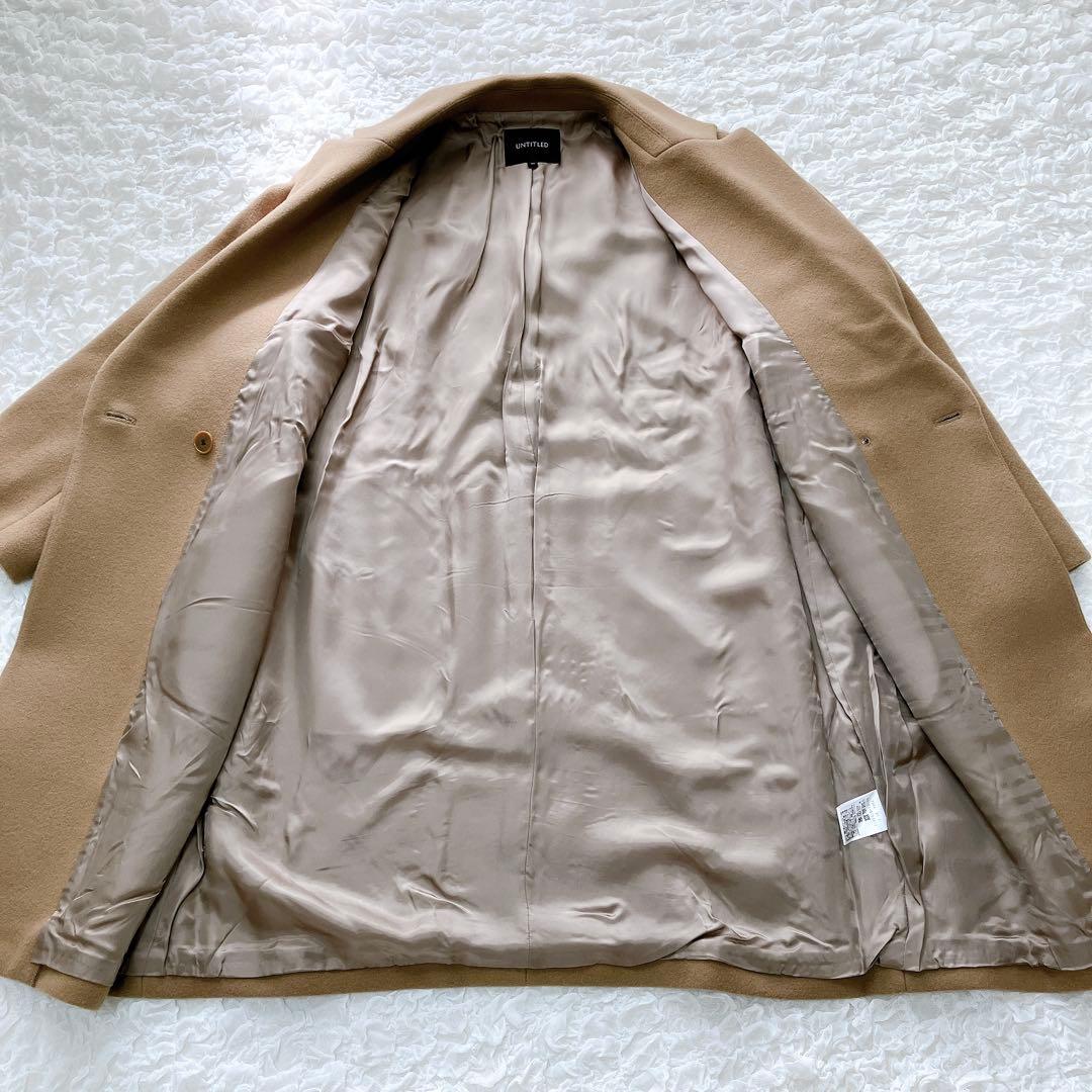 アンタイトル　23AW ウールメルトン　チェスターコート　大きいサイズ　44