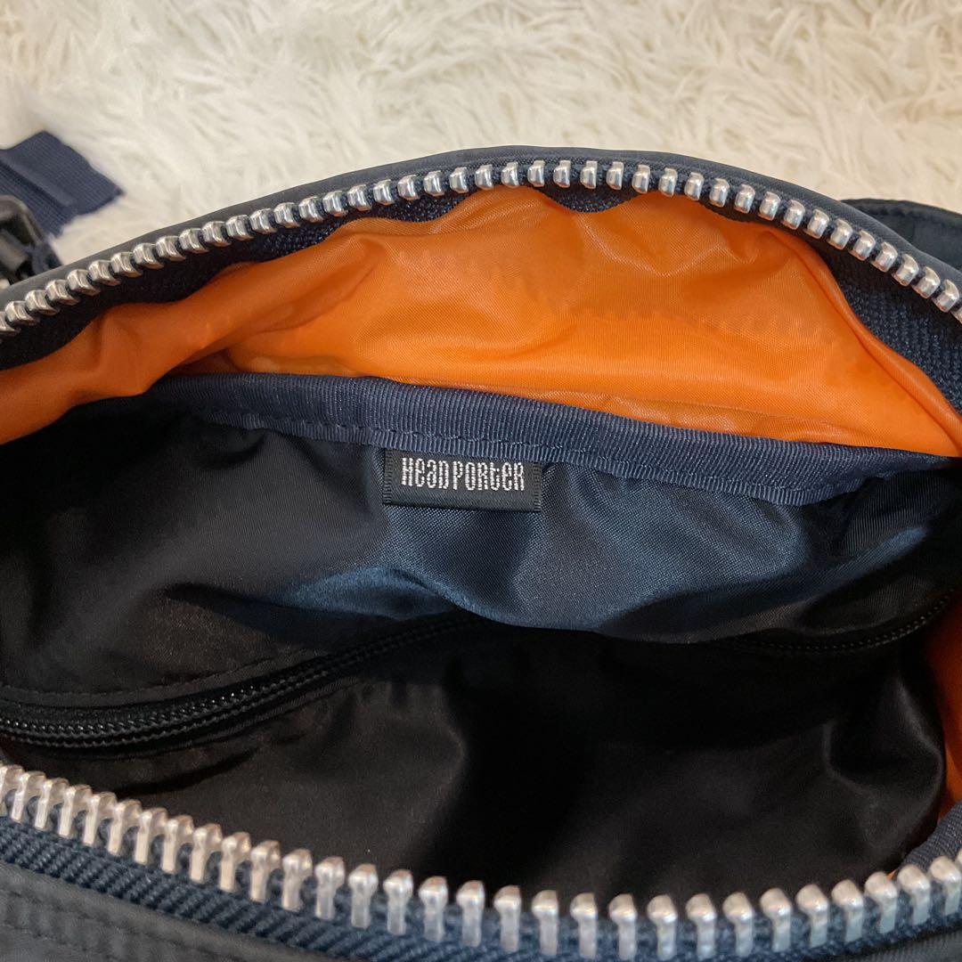 美品♪HEAD PORTER ヘッドポーター ウエスト ボディバッグ ネイビー
