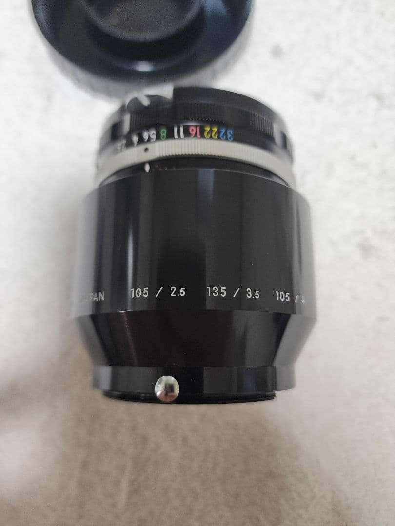 ニコン　Nikon　nikkor　１０５mm　f2.5　カメラ　レンズ　美品