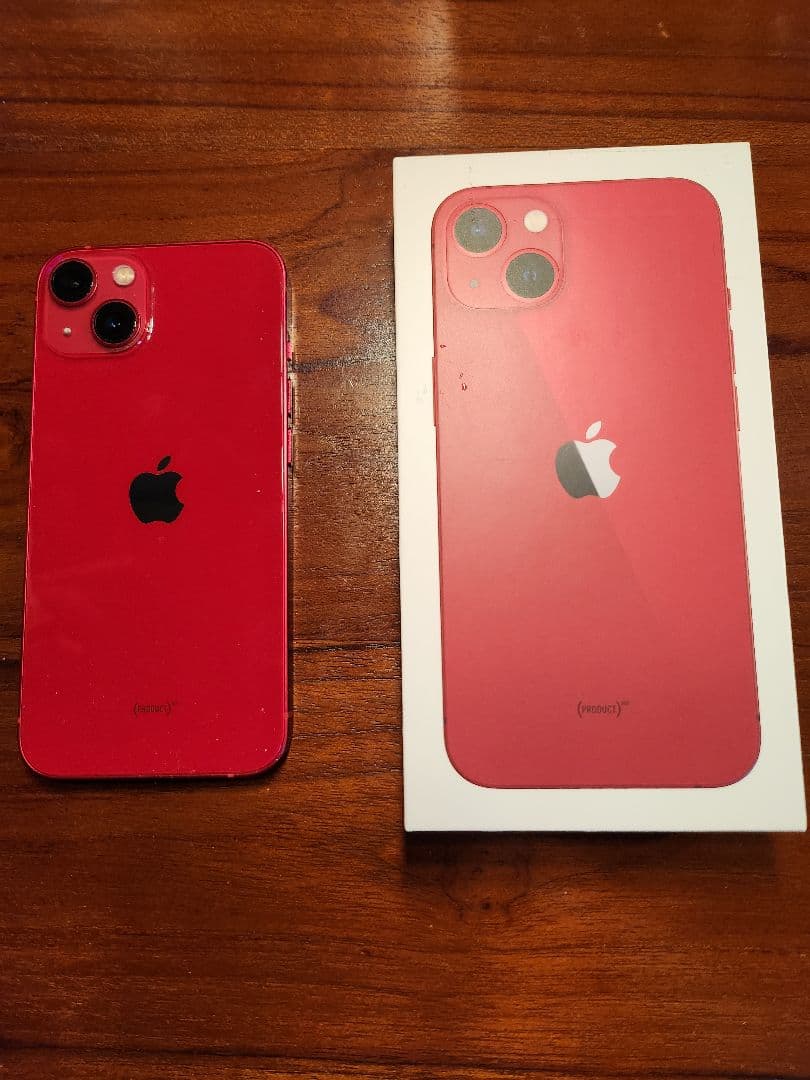 iPhone 13 (PRODUCT(RED)) 本体 充電容量78%