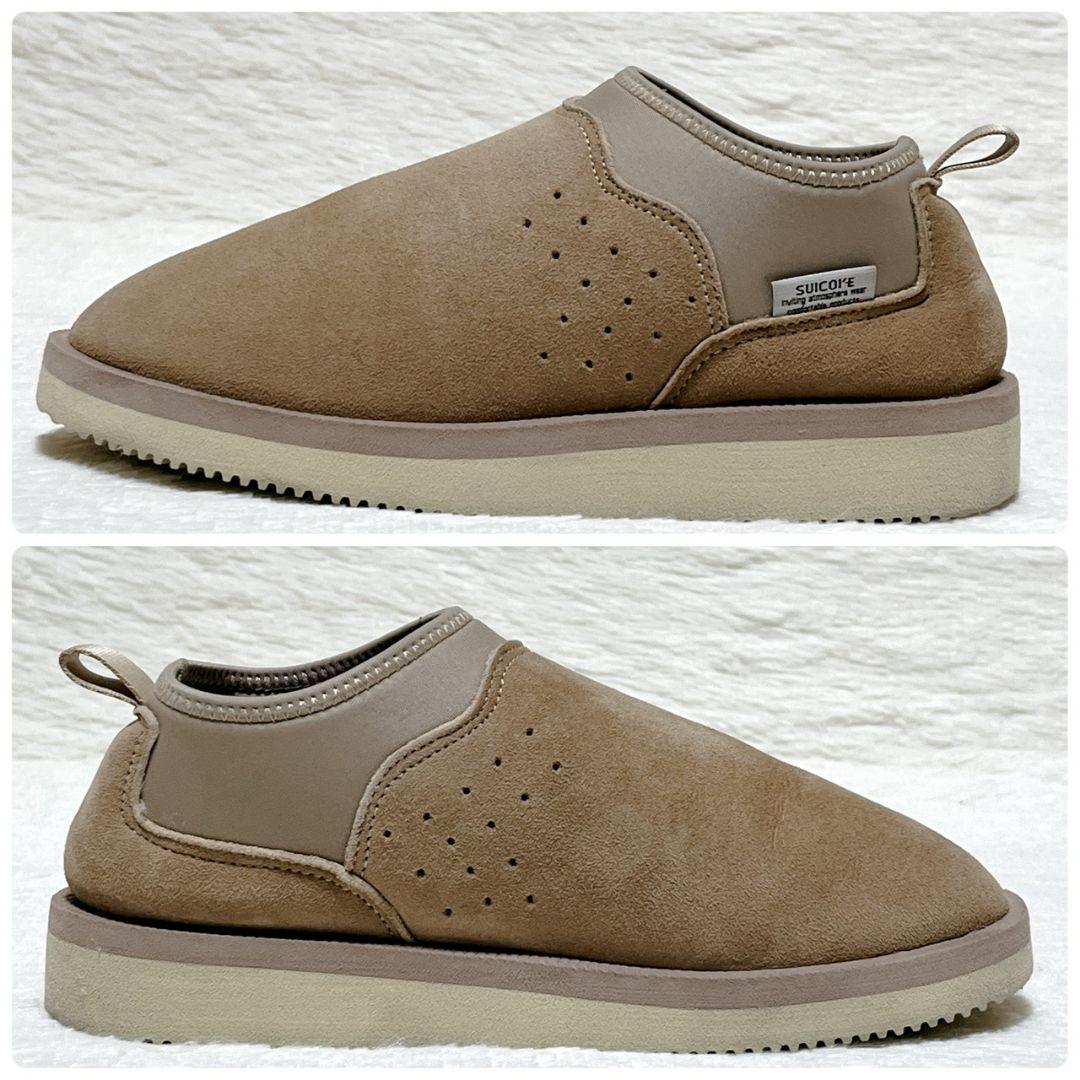 【極美品】 SUICOKE スイコック ムートン スリッポン ベージュ 23cm