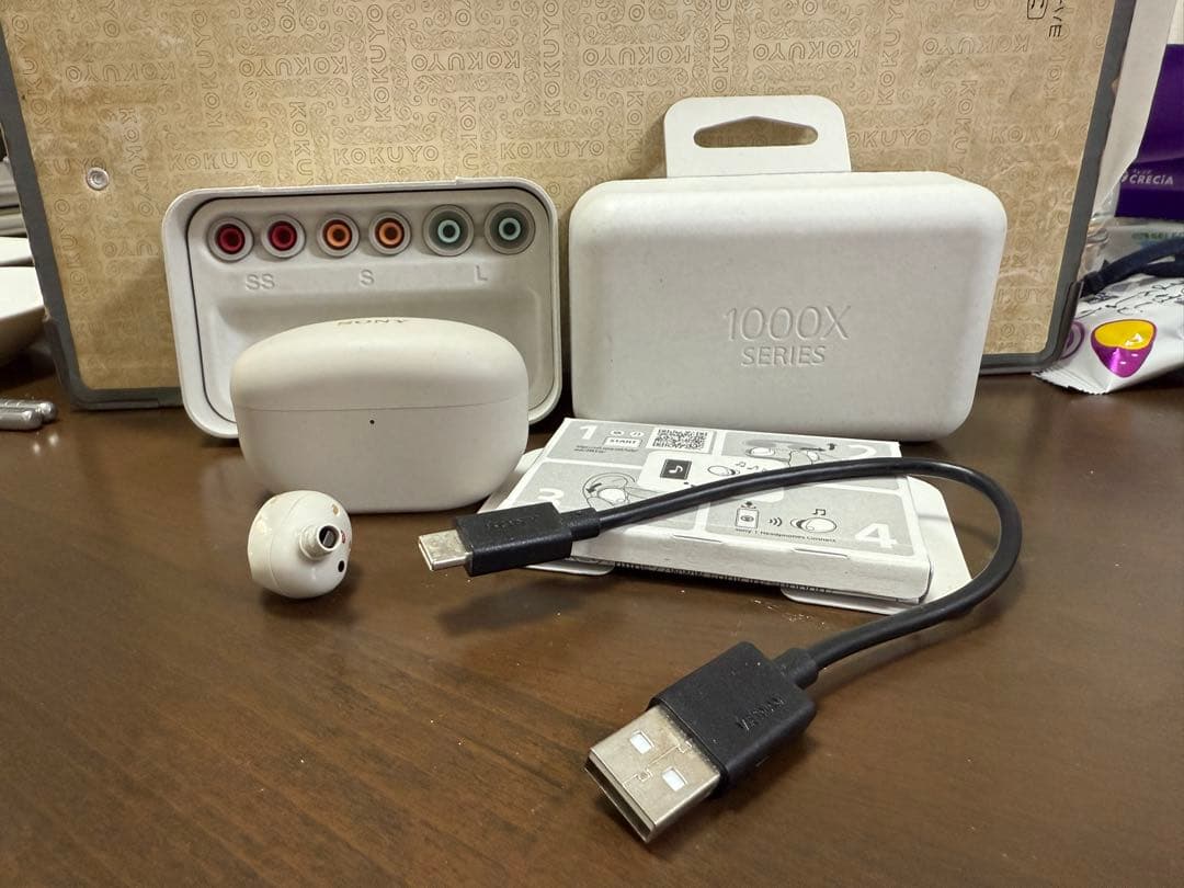 Sony WF-1000XM5 プラチナシルバー ワイヤレスイヤホン(右耳のみ)