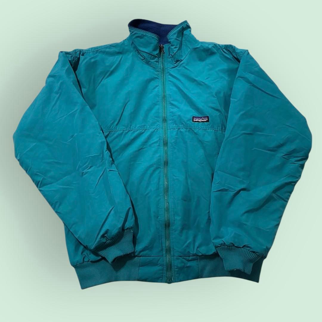 L 90s patagonia USA製　シェルドシンチラ　ターコイズ
