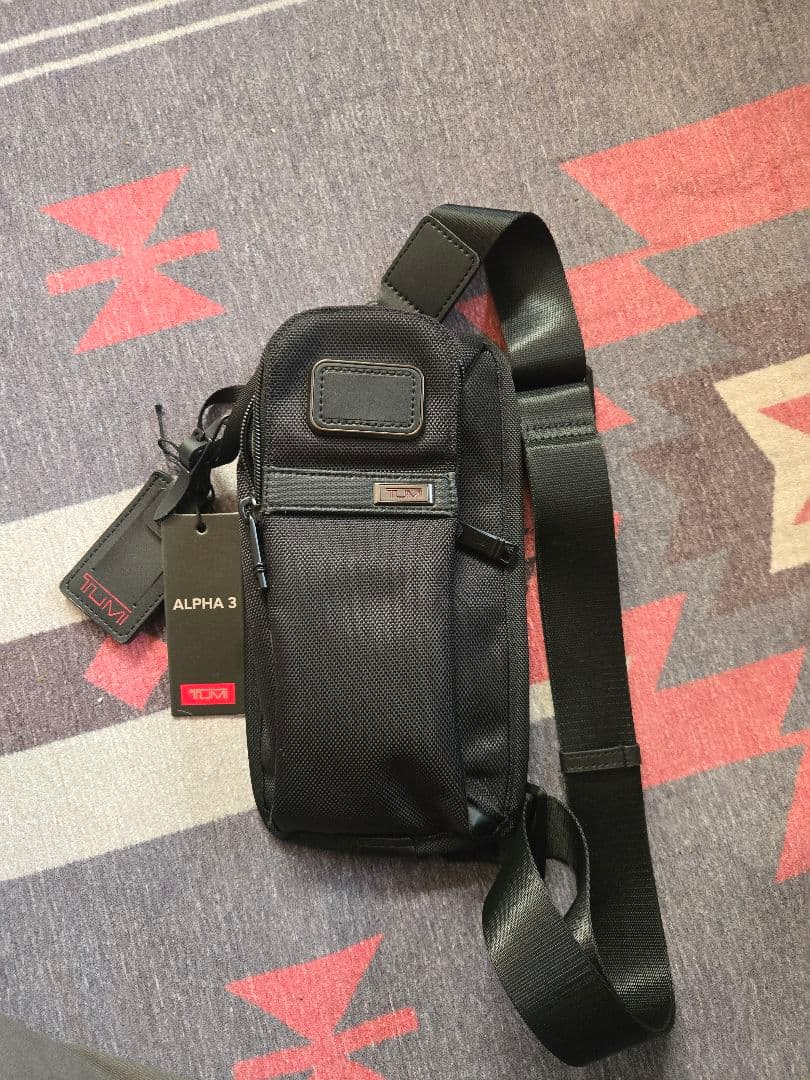 ALPHA 3 ブラック ショルダーバッグ