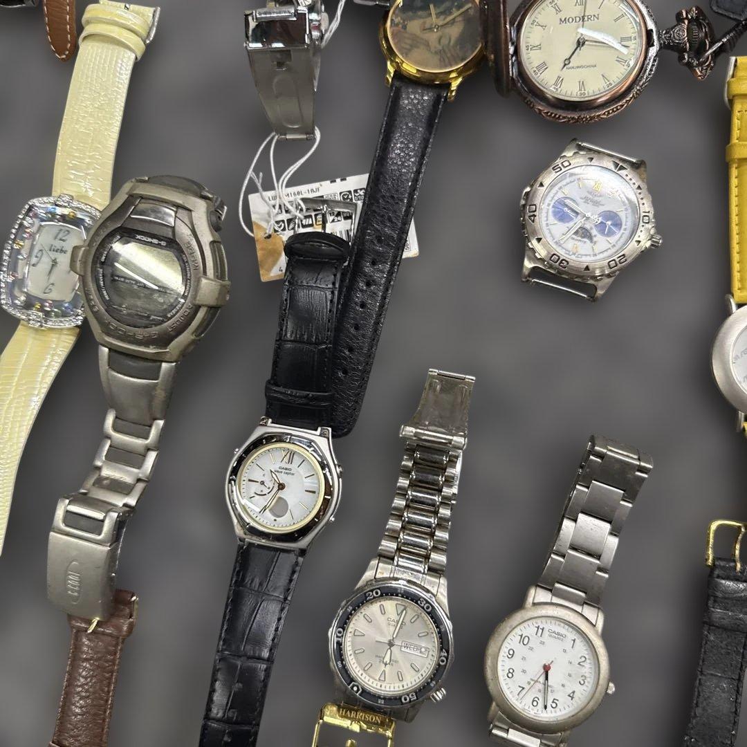 サ*ジ様 大量CASIO citizen seiko時計まとめ現状ジャンク60サ