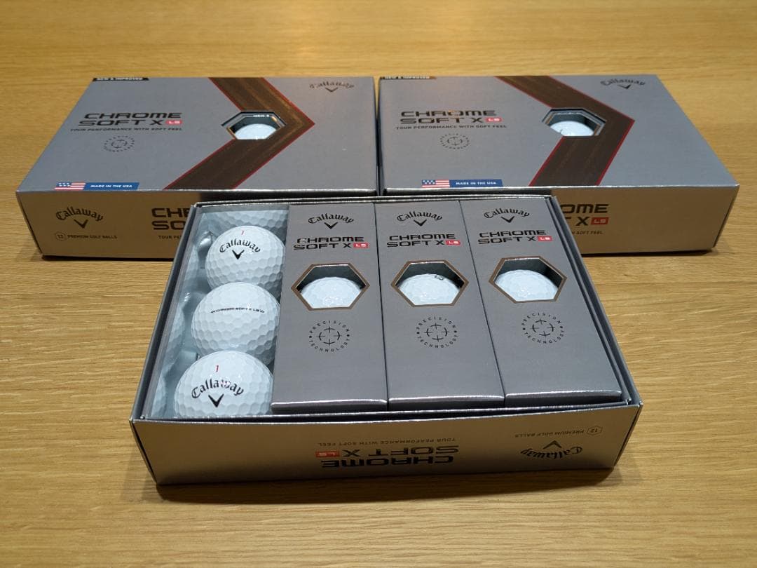 キャロウェイ　ゴルフボール　クロムソフトXLS（3ダース）新品
