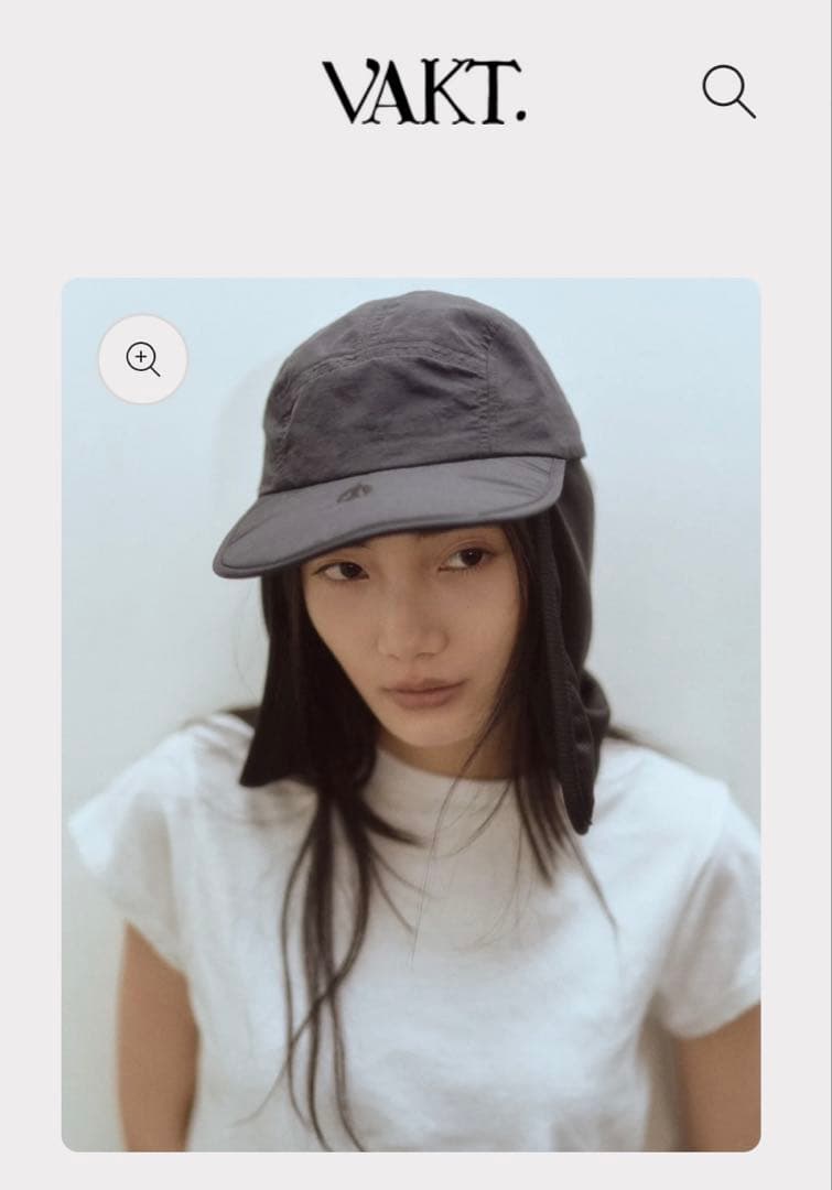 vakt. HIYOKE キャップ　百々千晴　ブラック