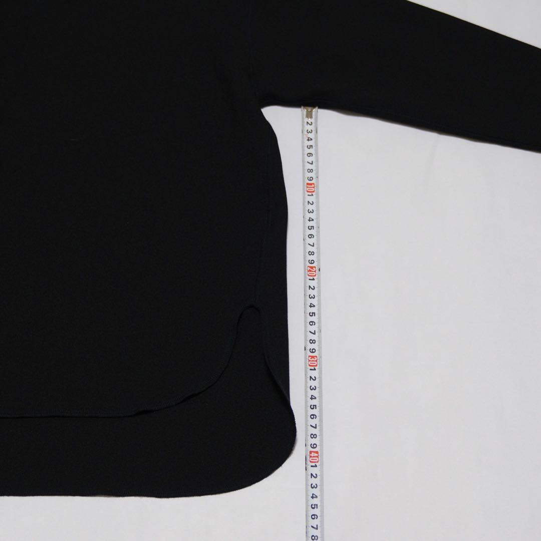 美品　whim gazette Vガゼットプルオーバー　ブラック　36 ゆったり