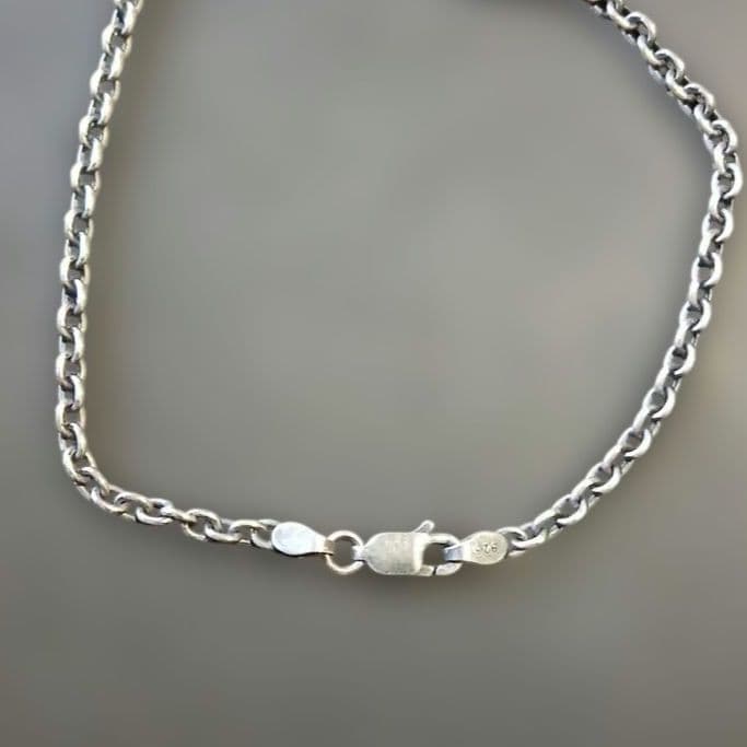最終値下げ・美品・ネックレス　シルバー 925　チェーン50cm