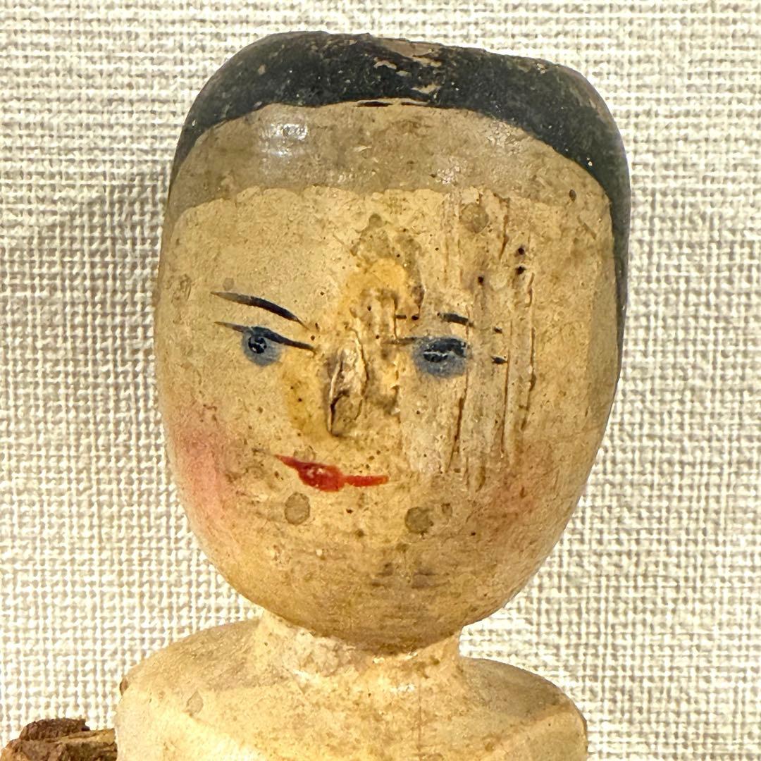 【SALE】ドイツ アンティークペグドール Grodnertal 木の人形