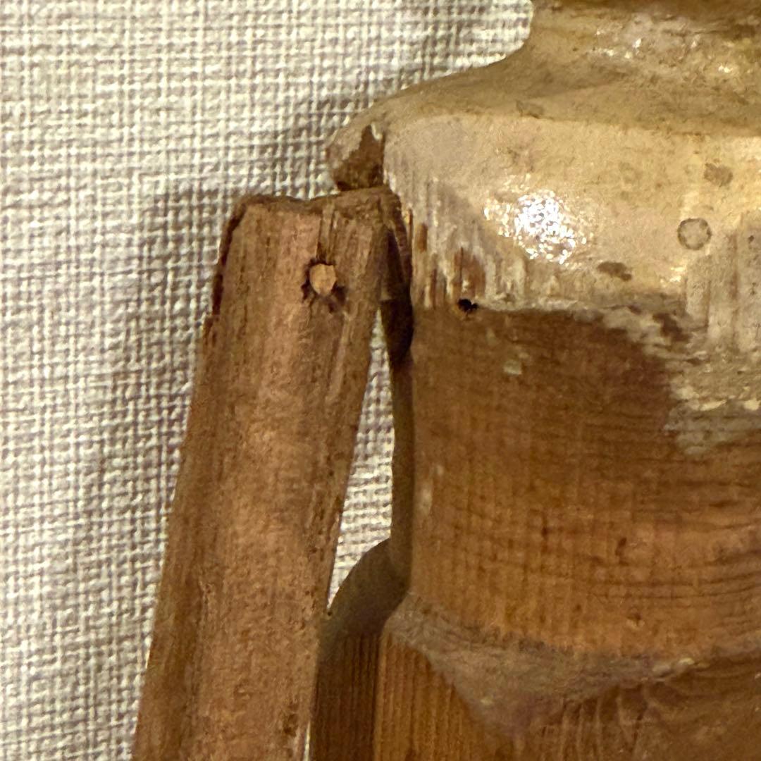 【SALE】ドイツ アンティークペグドール Grodnertal 木の人形