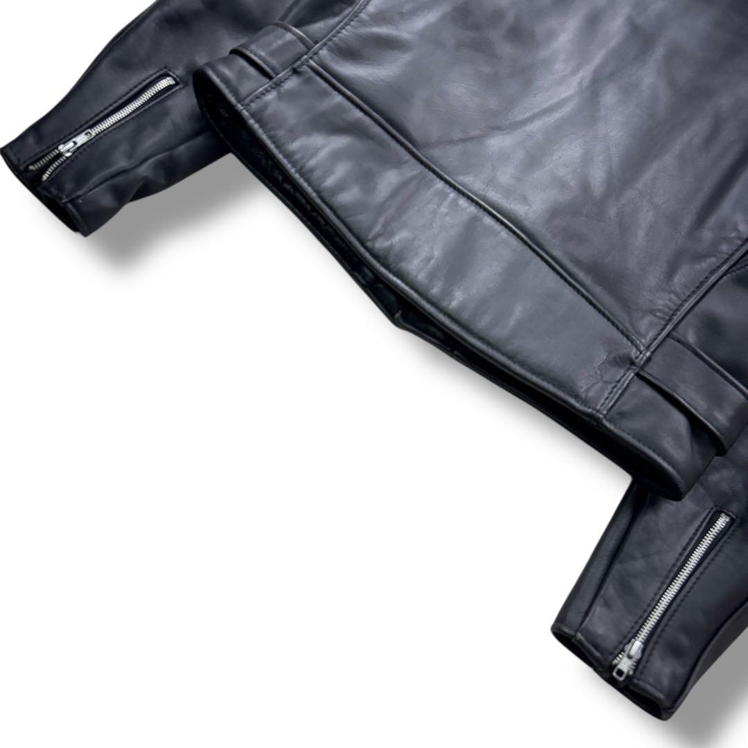 美品 ショット 90s ダブルライダース レザージャケット クラシック 42