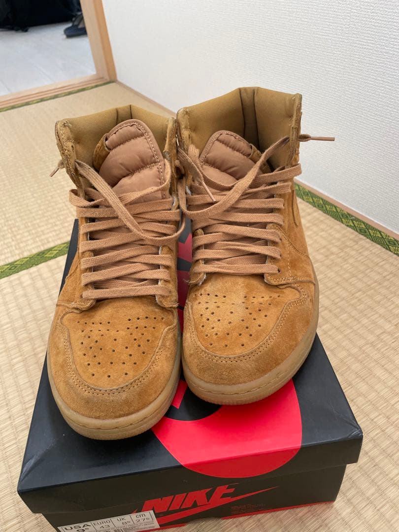靴 NIKE Air Jordan 1 OG HIGH WHEAT