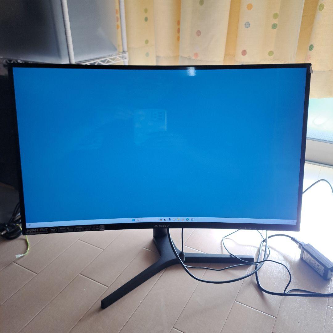 売切価格!JAPANNEXT 27インチ 曲面湾曲165Hz ゲーミングモニター