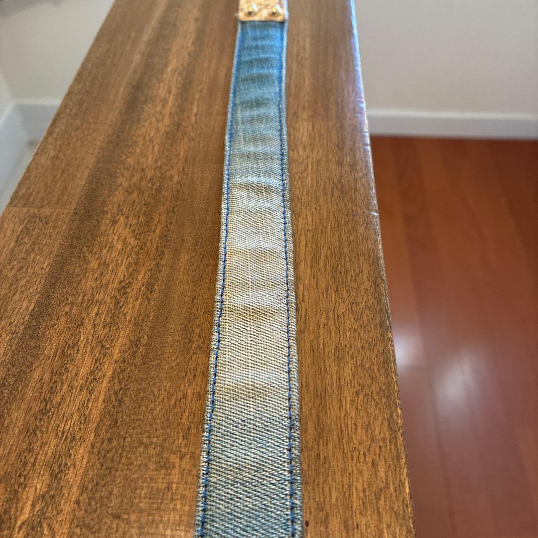 D&G 蛇柄 デニム ベルト85㎝