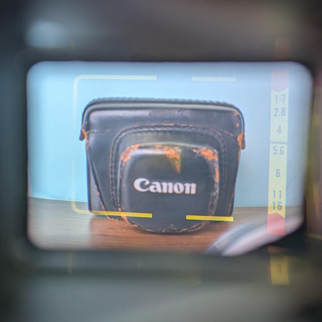 完動品◎Canon ニューキャノネットQL17 G-III フィルムカメラ 67