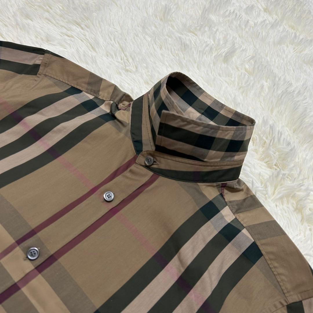 【極美品/現行】バーバリーロンドンイングランド シャツ 長袖シャツ ボタンダウン