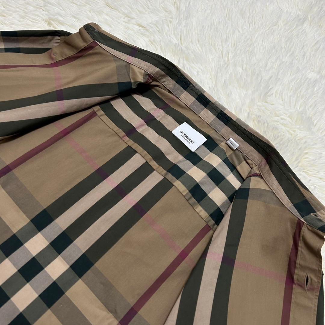 【極美品/現行】バーバリーロンドンイングランド シャツ 長袖シャツ ボタンダウン