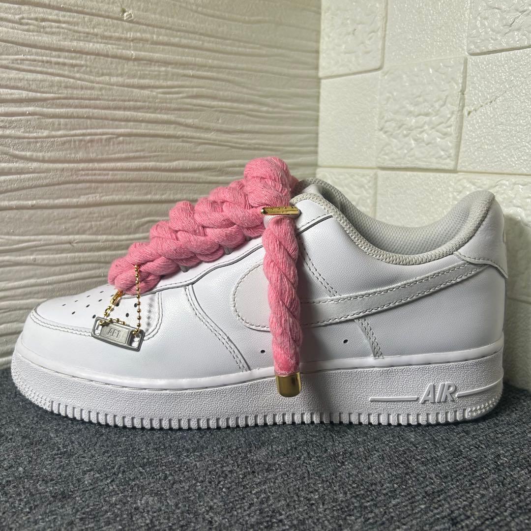 ナイキ エアフォース1 ロー '07 12mmピンクカスタム拡張なし