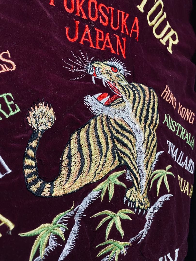 別珍 TEN CARAT USA 虎龍鷲 日本限定 スカジャン vintage