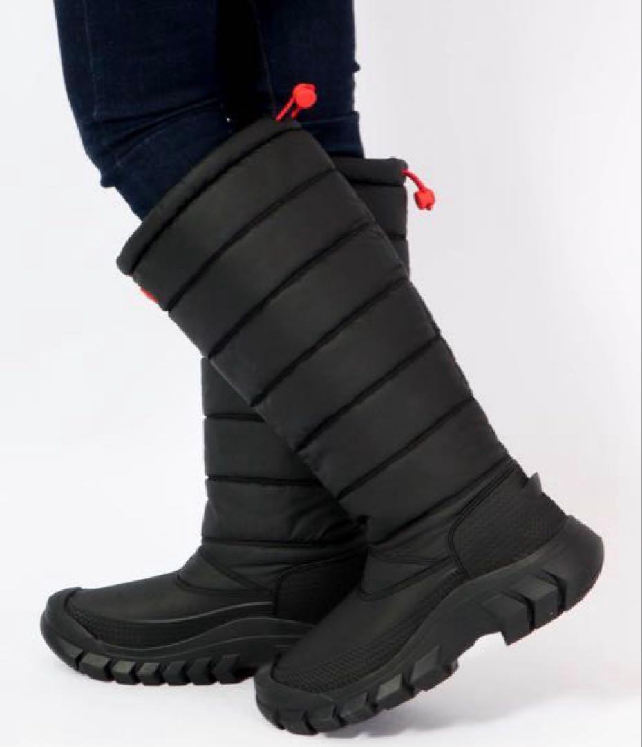 【新品・未使用】　HUNTER スノーブーツ　25cm相当（EU39／UK6）