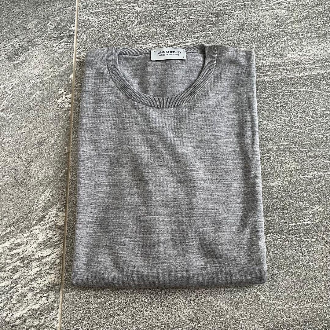 JOHN SMEDLEY SCANLAN クルーネック　グレー