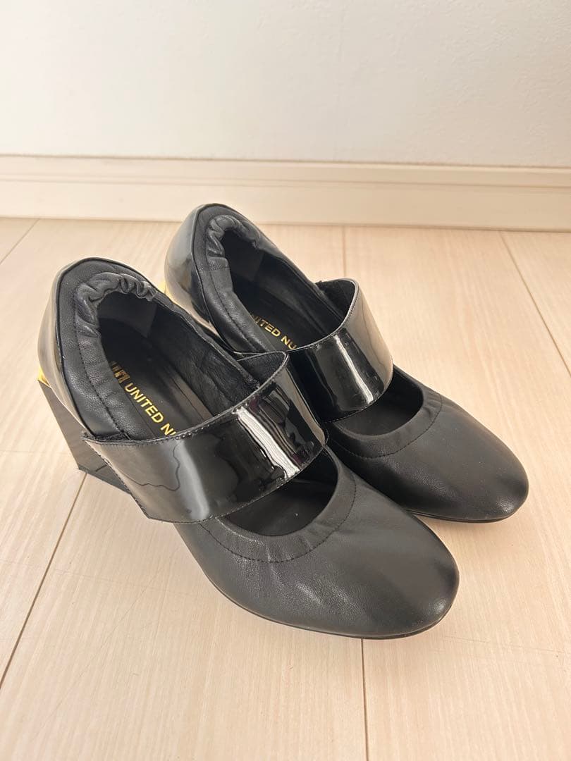 UNITED NUDE ユナイテッドヌードブラックパンプス 37