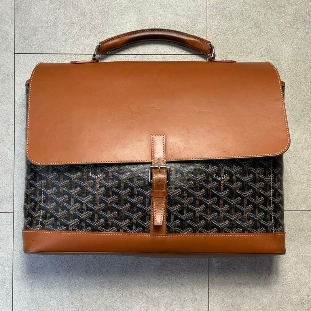 ゴヤール ビジネスバッグ シタダンPM ブラック メンズ ブリーフケース