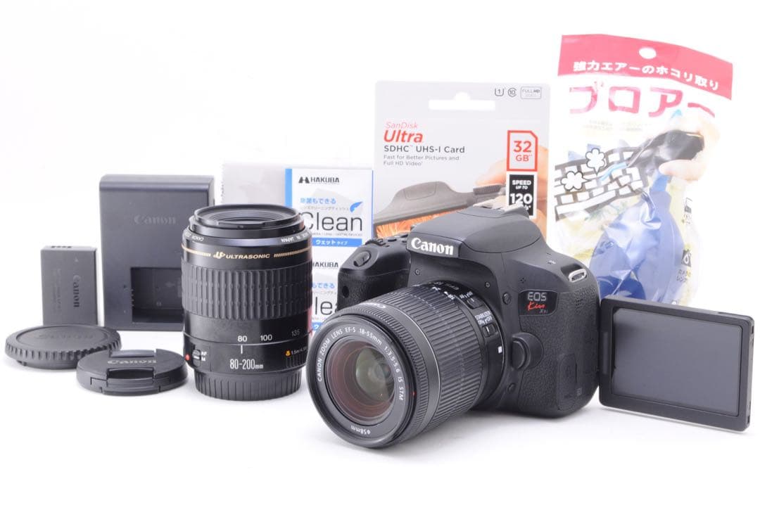 美品＆レンズ2個❣️Canon EOS kiss X9i ダブルレンズセット