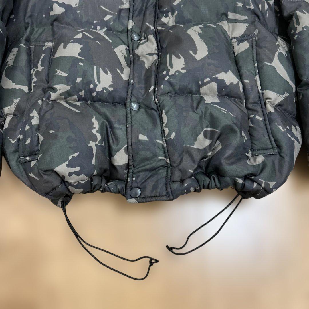 Y2K ファーダウンジャケット 迷彩　お兄系 フェアリーグランジ N2B 平成