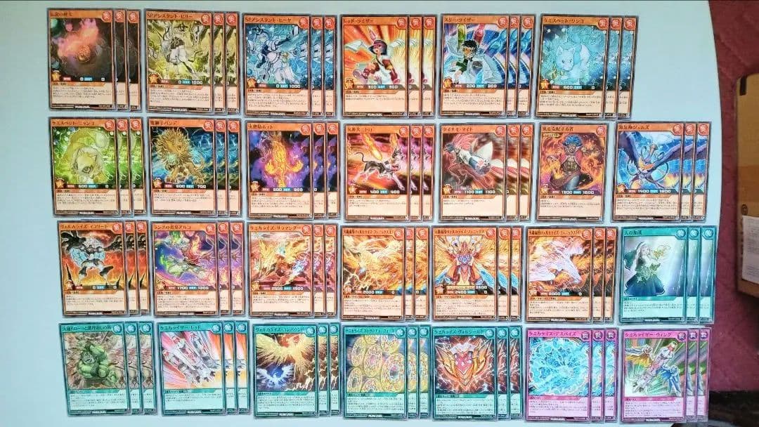 遊戯王 ラッシュデュエル 炎族 ヴォルカライズ デッキパーツ 128枚