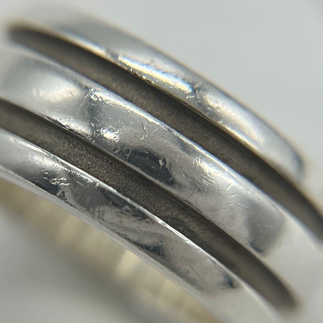 ティファニー TIFFANY グルーブドリング ダブルライン 10号 SV925