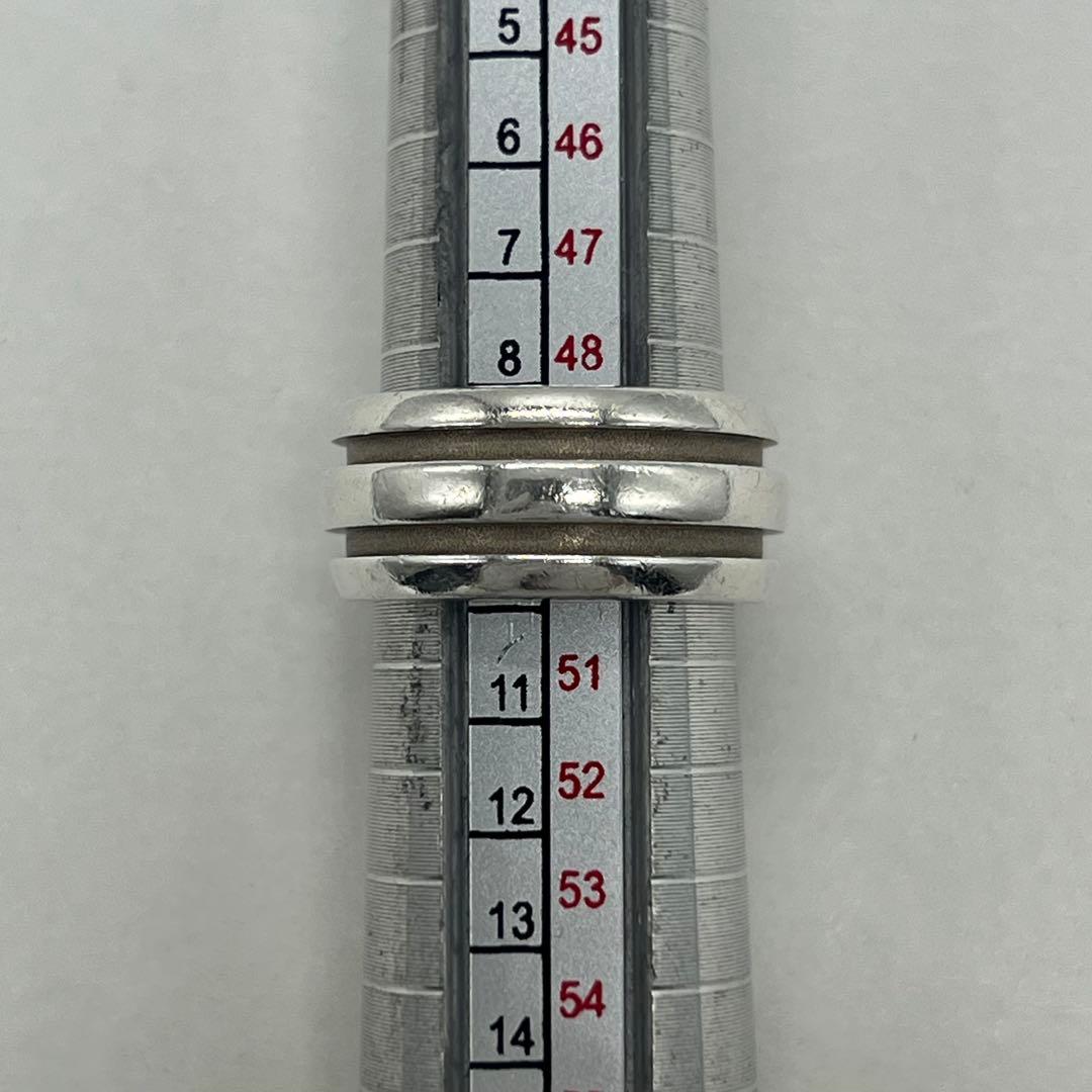 ティファニー TIFFANY グルーブドリング ダブルライン 10号 SV925