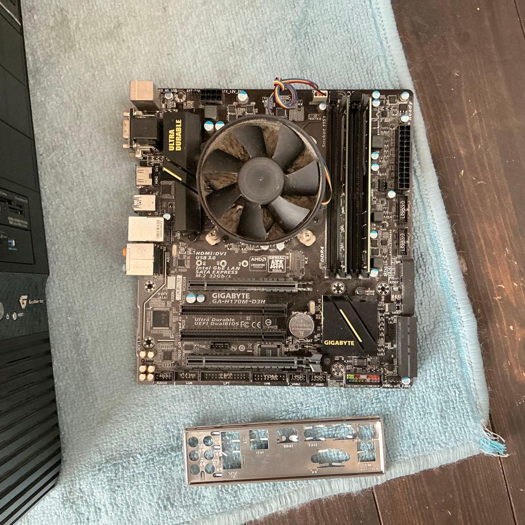 【Win10認証済】Core i7-6700K マザーボード　メモリ16GB