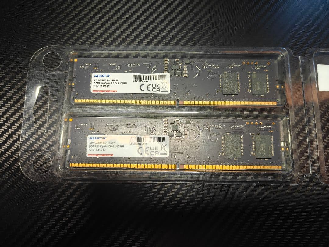 メモリー ADATA DDR5 4800MHz 16GB (2x8GB)