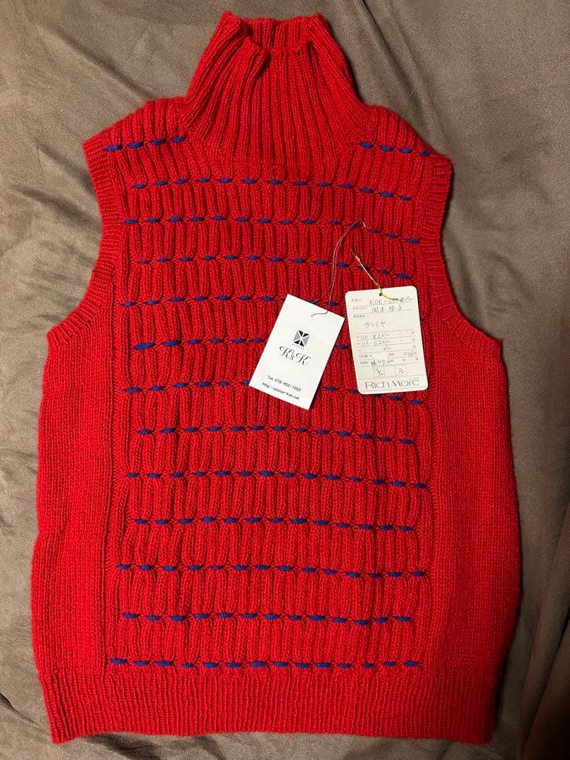 atelier K'sK 岡本啓子　ニット　ハイネック　カシミヤ100%