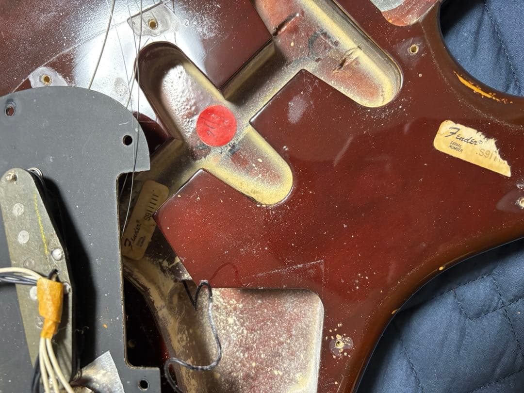 Fender USA Stratocaster Wine Red 1979年製