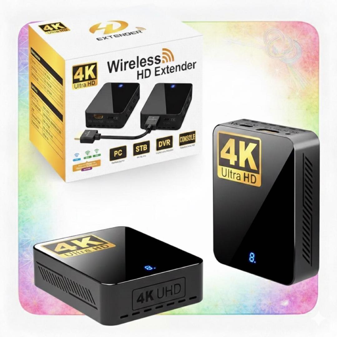 4K対応 ワイヤレスHDMI 送受信機セット 最大120m伝送 低遅延