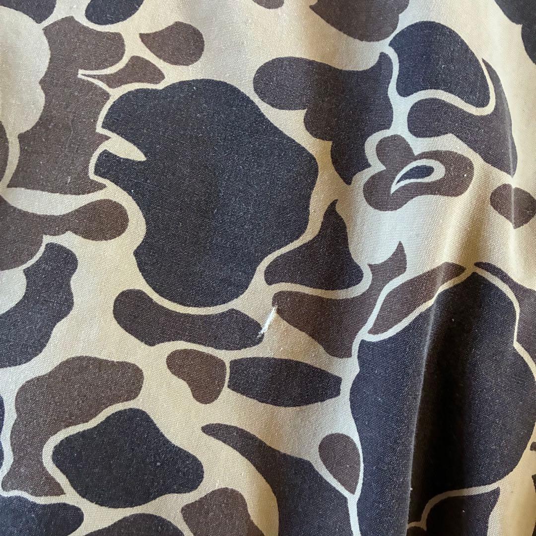 古着　70s 80s　cabelas　カベラス　カモ柄パーカー　USA製