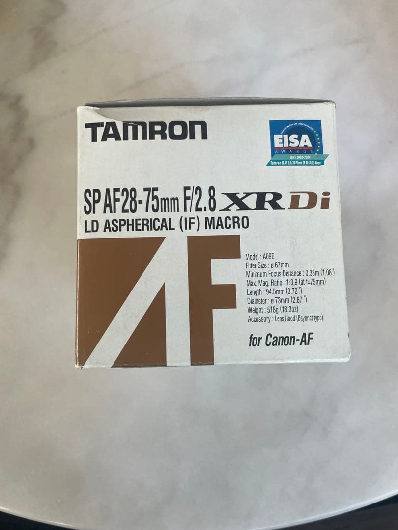 【TAMRON】SP AF28-75mm F/2.8 デジタル一眼レフカメラ